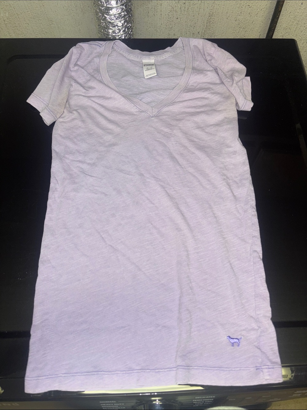 PINK Victoria's Secret Lavender V-Neck Sleep Tee